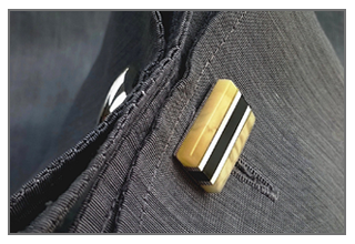 BG-Amber Hand London Made Cufflinks by Beata Gregorczyk