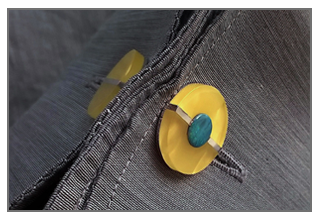 BG-Amber Hand London Made Cufflinks by Beata Gregorczyk