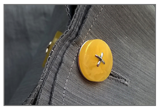 BG-Amber Hand London Made Cufflinks by Beata Gregorczyk